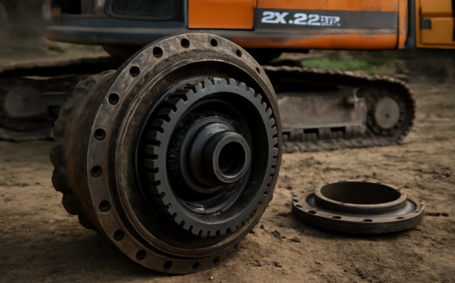 Бортовой редуктор Doosan DX225: устройство, ремонт, замена