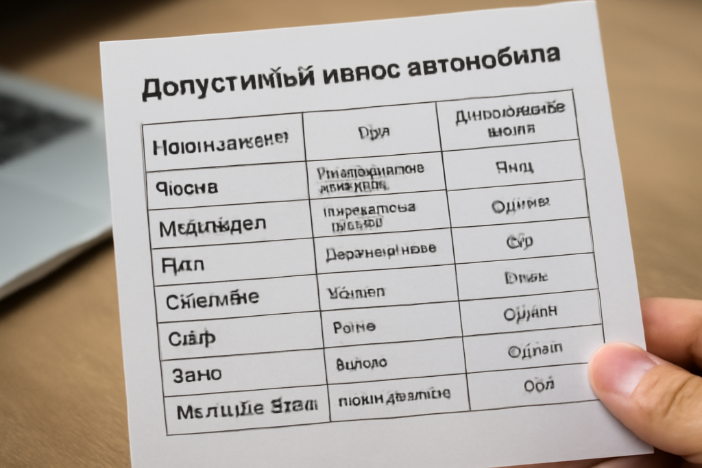 Допустимый износ автомобиля: таблицы по производителям