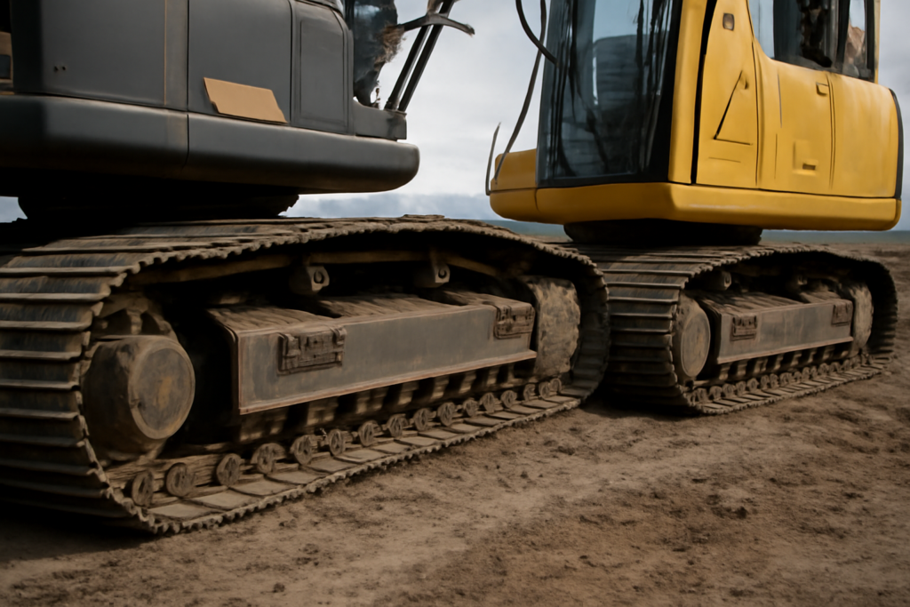 Ходовая часть экскаваторов Volvo и CAT: сравнение и выбор