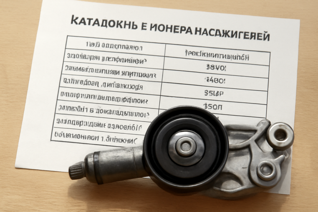 Каталожные номера натяжителей: справочная таблица и критерии