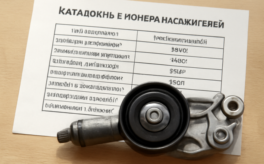 Каталожные номера натяжителей: справочная таблица и критерии